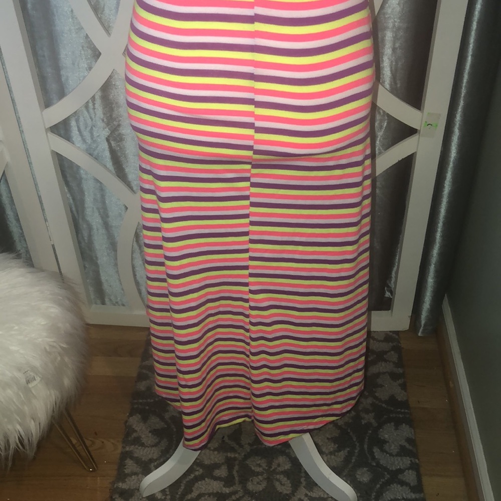 High Low Racer back Tank Dress - Picture 8 of 9
